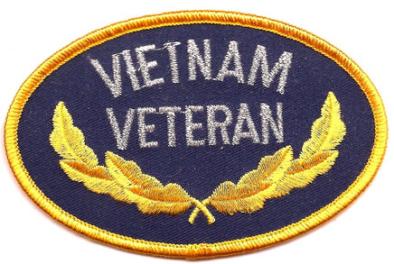 Vietnam Veteran Oval Patch