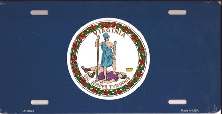 Virginia Flag License Plate
