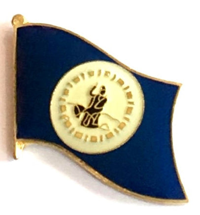 Virginia State Flag Lapel Pin - Single