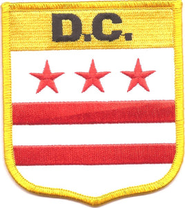 Washington DC Flag Patch - Shield
