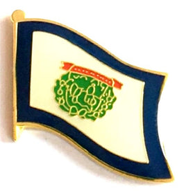 West Virginia State Flag Lapel Pin - Single
