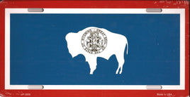 Wyoming Flag License Plate