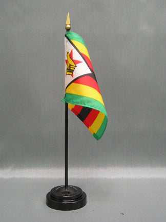 Zimbabwe Deluxe Miniature Flag