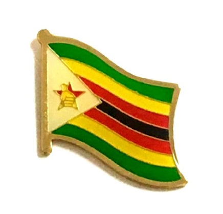 Zimbabwe Flag Lapel Pins - Single