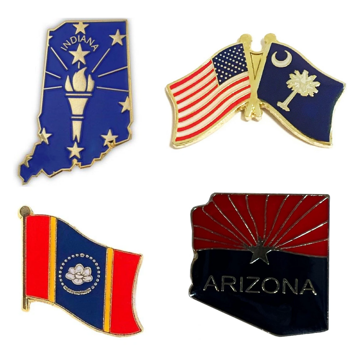 August Pin Flags Flag Lapel Pins | World Flags Direct
