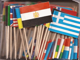 World Flag Toothpicks