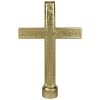 Brass Passion Cross ornament