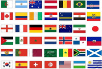 World Cup 2026 Flags – 3x5 ft Polyester Set
