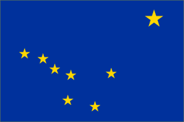 Alaska Polyester State Flag - 3'x5'