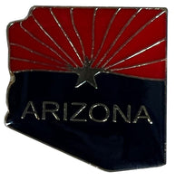 State Map Shape Pins Flag Background