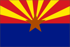 Arizona Polyester State Flag - 3'x5'