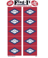 Arkansas Flag-It Stickers