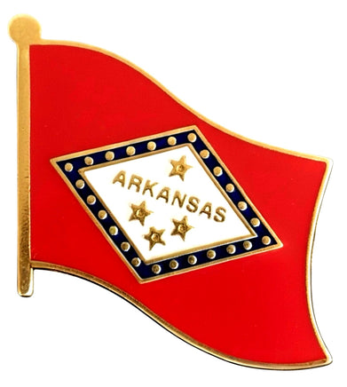Arkansas State Flag Lapel Pin