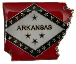 Arkansas State Lapel Pin - Map Shape (Updated Version)