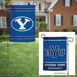 BYU (Brigham Young) Cougars 12.5” x 18" College Garden Flag