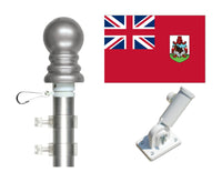 Bermuda flag and spinner pole