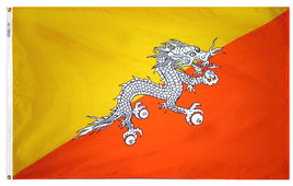 Bhutan Nylon Flag