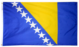 Bosnia Herzegovina Nylon Flag