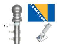 Bosnia Herzegovina flag and spinner pole