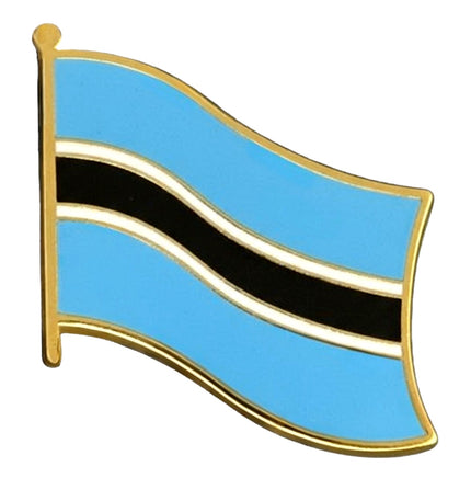 Botswana State Single Flag Pin