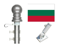 Bulgaria flag and spinner pole