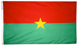 Burkina Faso Nylon Flag