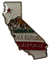 State Map Shape Pins Flag Background