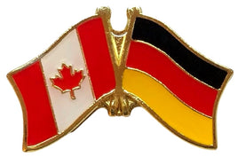 Canada and Germany Double Flag Pins
