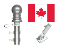 Canada flag and spinner pole