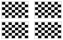 Checkered Flag Sheet Stickers