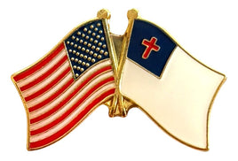 Christian Flag Friendship Pin