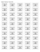Culpeper Flag Stickers - 50 per sheet