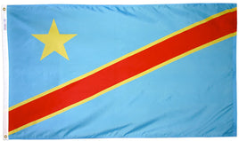 Democratic Republic Congo Nylon Flag