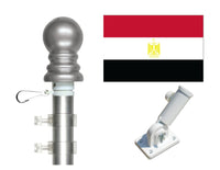 Egypt flag and spinner pole
