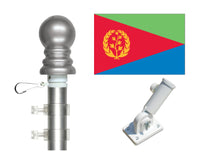 Eritrea flag and spinner pole
