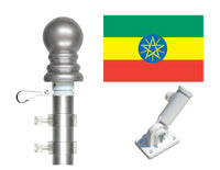 Ethiopia star and spinner pole