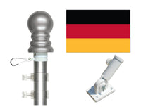 Germany flag and spinner pole