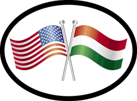 Hungary Oval Friendship Decal