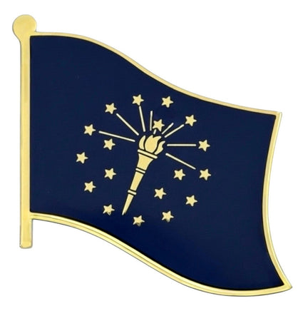 Indiana Single Flag Pin