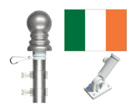 Ireland flag and spinner pole