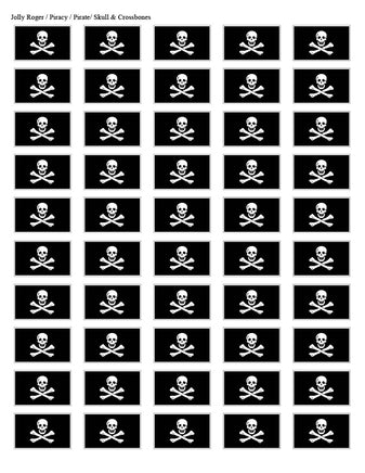 Jolly Roger Sheet Stickers