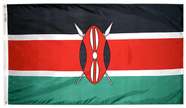 Kenya Nylon Flag