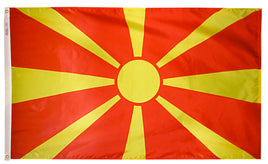 Macedonia Nylon Flag
