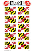 Maryland Flag-It Stickers