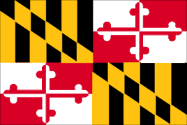 Maryland Polyester State Flag - 3'x5'