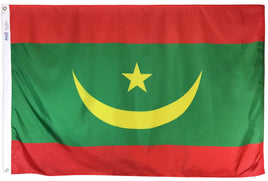 Mauritania Nylon Flag