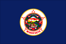 Minnesota Polyester State Flag - 3'x5'