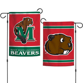 Minot State Beavers 12.5” x 18″ College Garden Flag