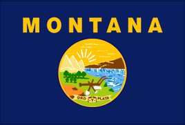 Montana Polyester State Flag - 3'x5'