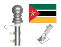 Mozambique flag and pole kit